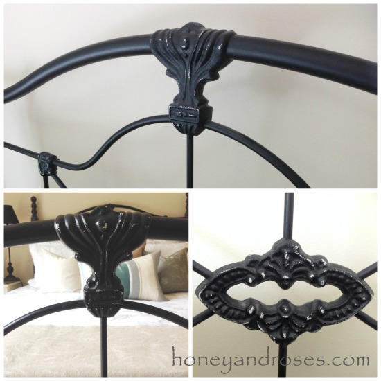Makeover of a Wood and Cast Iron Bed