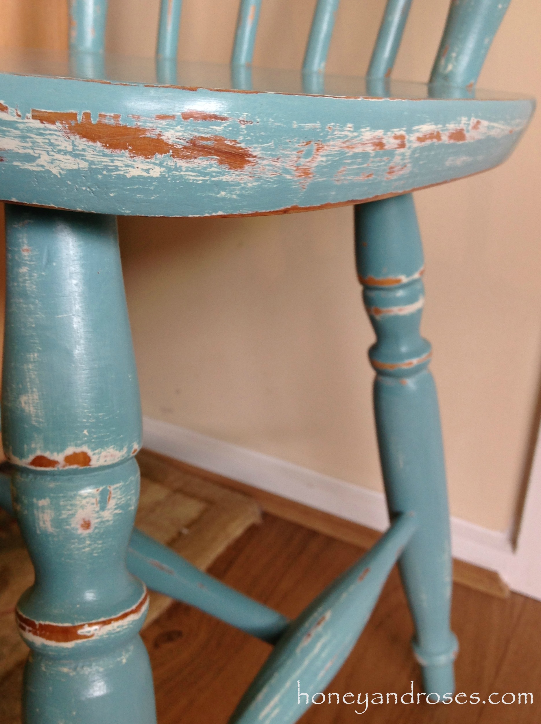 Makeover Of A Pine Kitchen Chair Using Chalk Paint HONEY ROSES