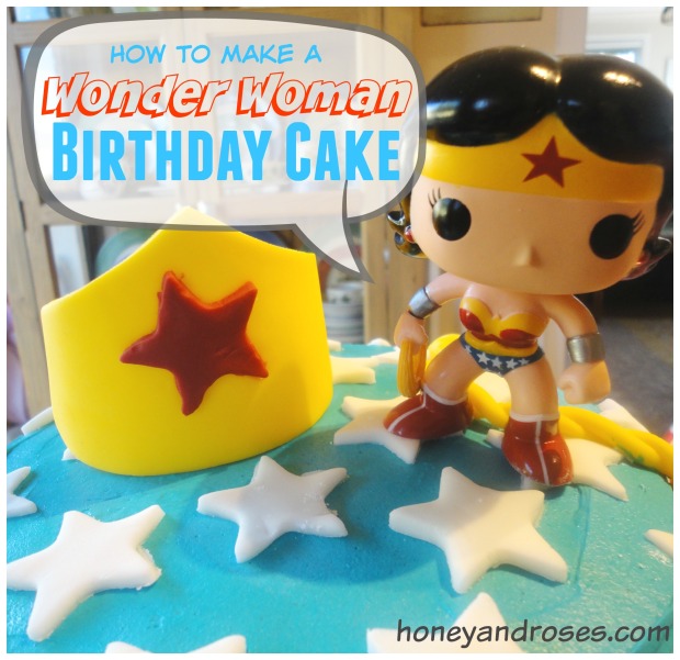 How to make a Wonder Woman Birthday Cake