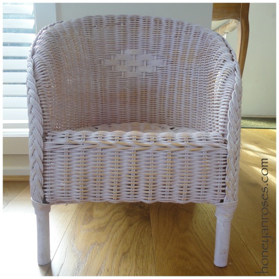 How to Paint a Wicker Chair with Chalk Paint