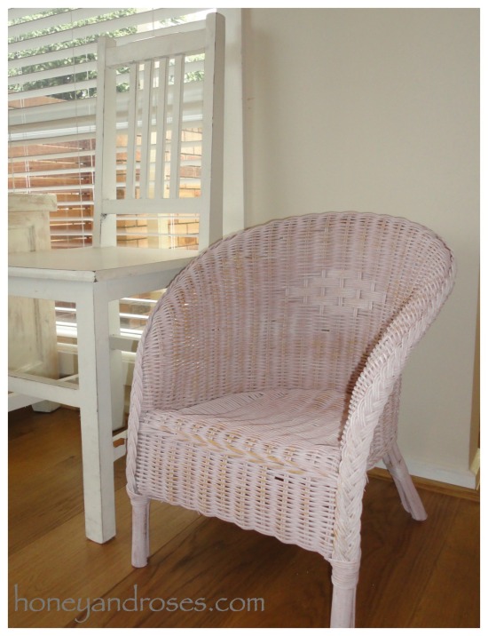 How to Paint a Wicker Chair with Chalk Paint